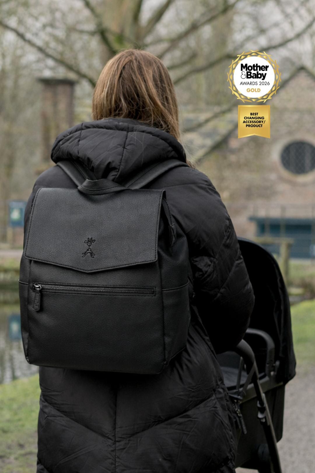 baby gear baby travel changing bag backpack black Luxe (2.0) Changing Backpack