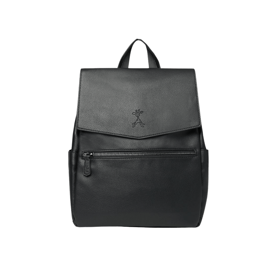 Synthetic leather backpack sale