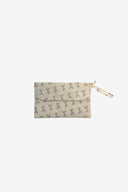 Beige Nappy Pouch with giraffe print