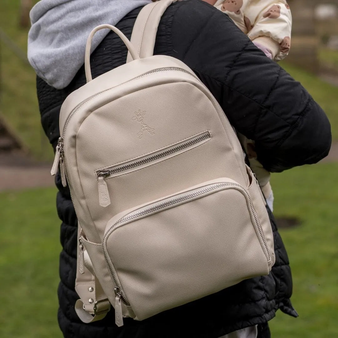 Gigil Bloom Backpack Sand Beige Baby Changing Bag