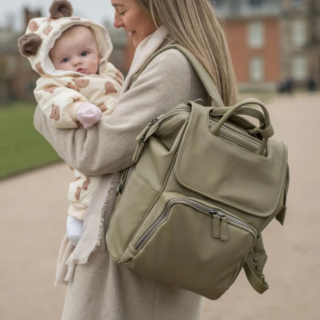 Gigil Baby Changing Bags Baby Changing Backpacks In Vegan Leather